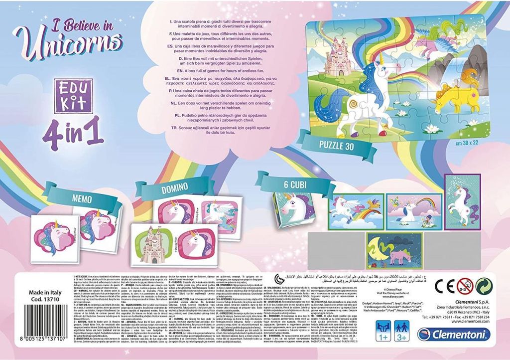 Clementoni Super-Edukit 7 In 1 Paw Patrol - Umfangreiche Spielesammlung