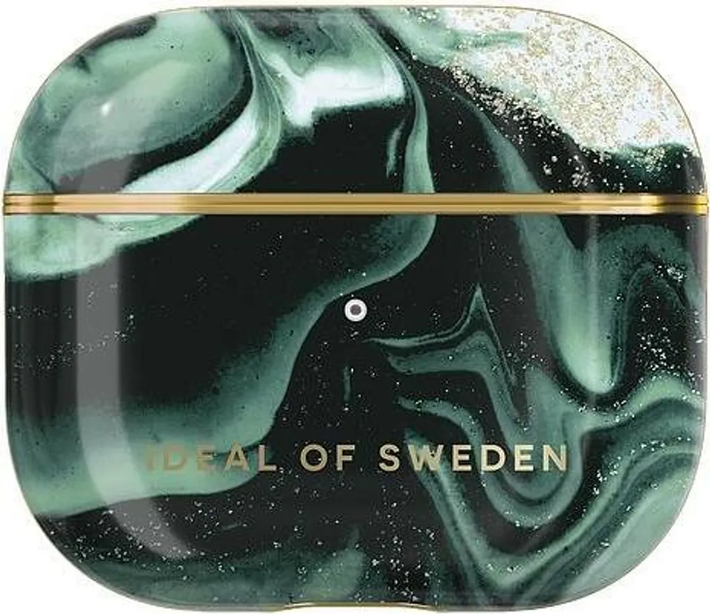 IDEAL OF SWEDEN Golden Olive Marble AirPods 3 Case - Trendy e Chic