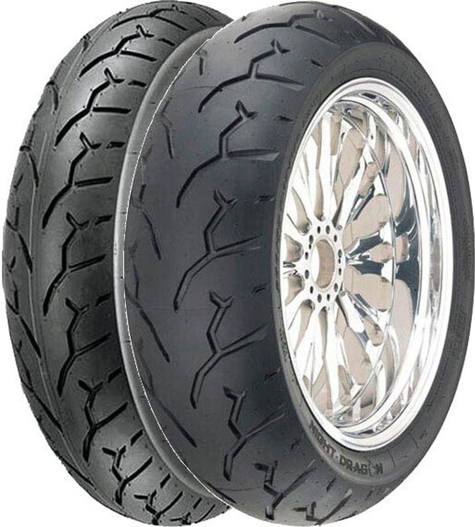 Paar Motorradreifen Pirelli 140/75-17 67V + 180/65-16 81H Night Dragon