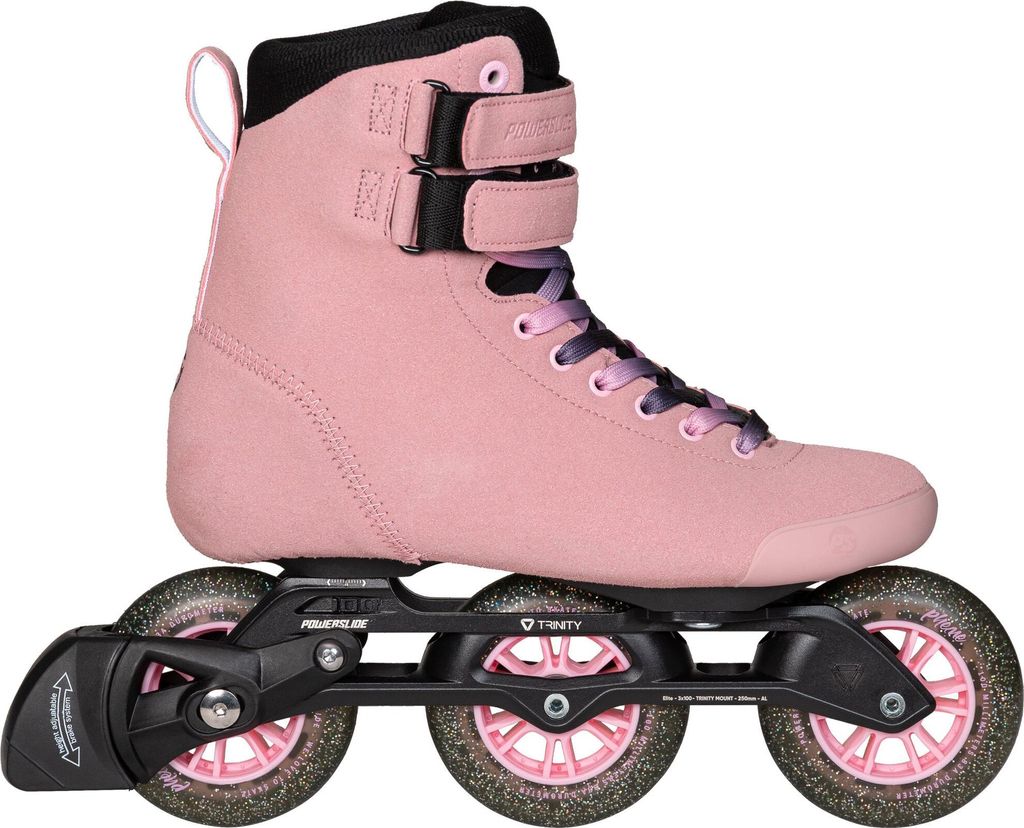 Powerslide Inline Skate Pheme Fresa, 100mm Rollen in pink für Fitness, für Damen