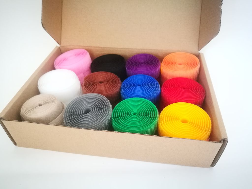 Klettverschluss zum Aufnähen 1 Meter lang x 20mm breit 12 Produktbild 