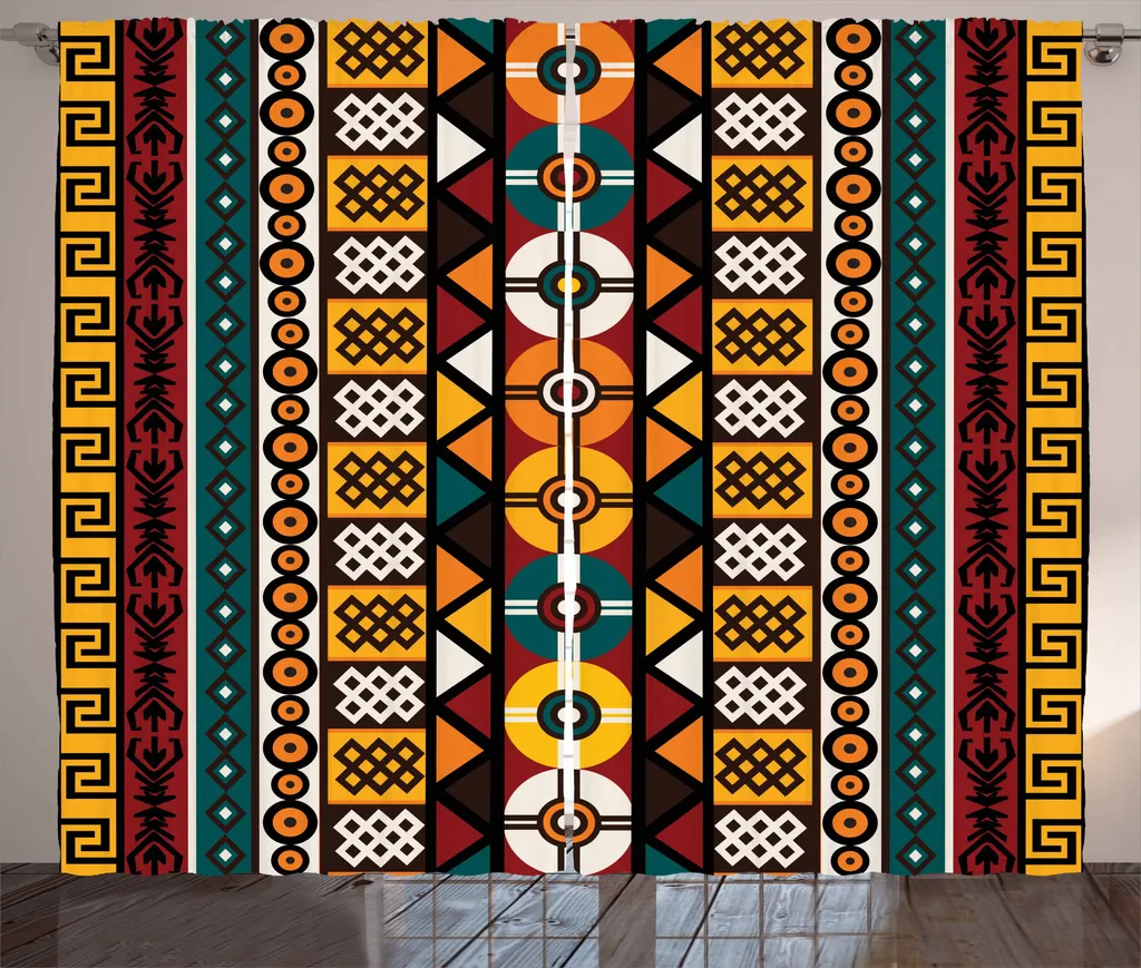 ABAKUHAUS Tenda Universale Kente 280x175cm - Lavabile e Resistente