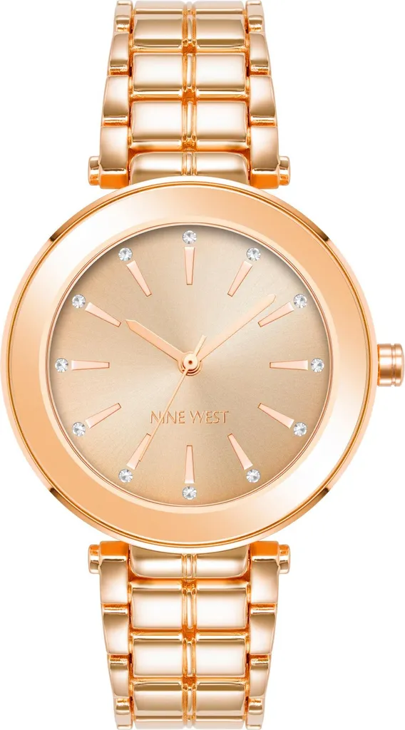 Horloge analogique NW/3020RGRG design moderne coloris or rose élégant