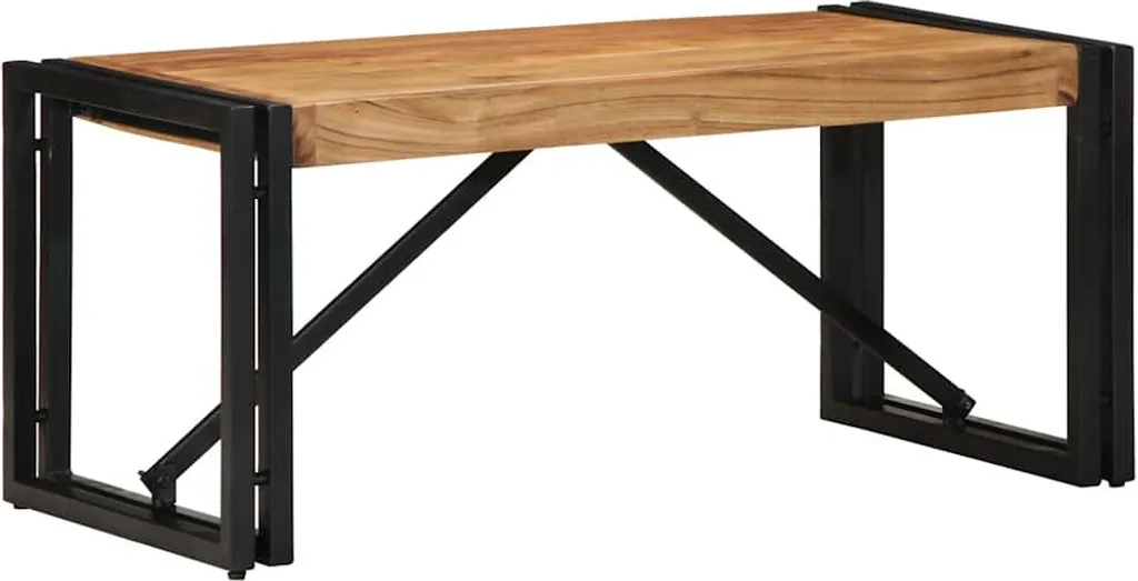 Tavolino 80x40x35 Acacia Massiccia Stabli Möbel | Arredo Salotto Legno