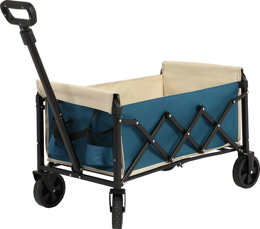 Chariot utilitaire extérieur pliable grande capacité pour jardinage - 3