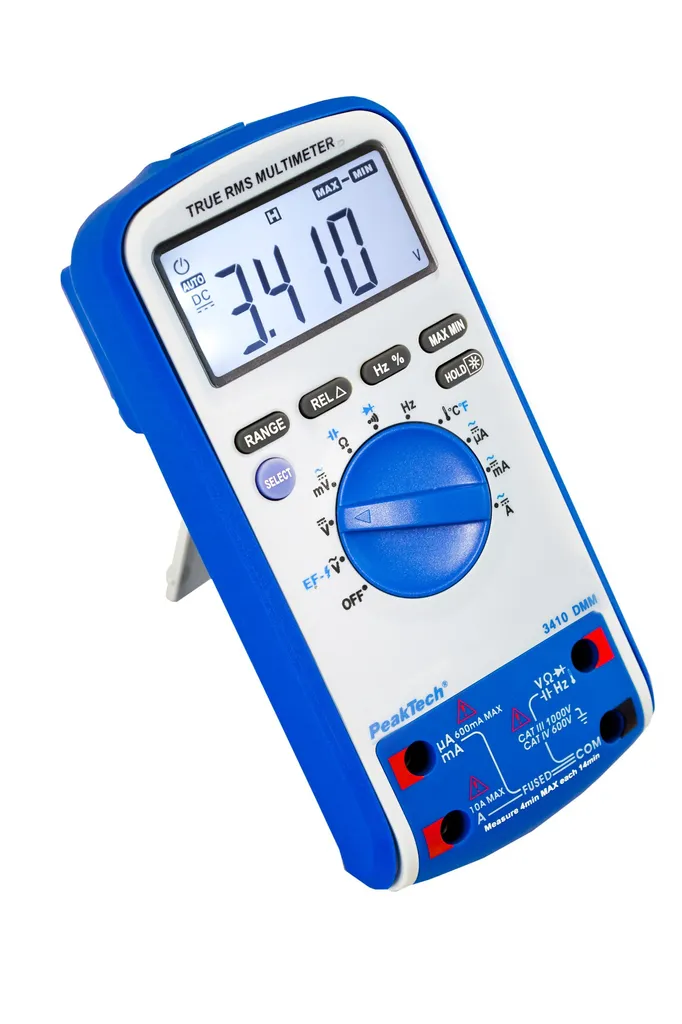 Multimètre Numérique TRMS : Évitez les Erreurs de Mesure 1000V PeakTech - 3