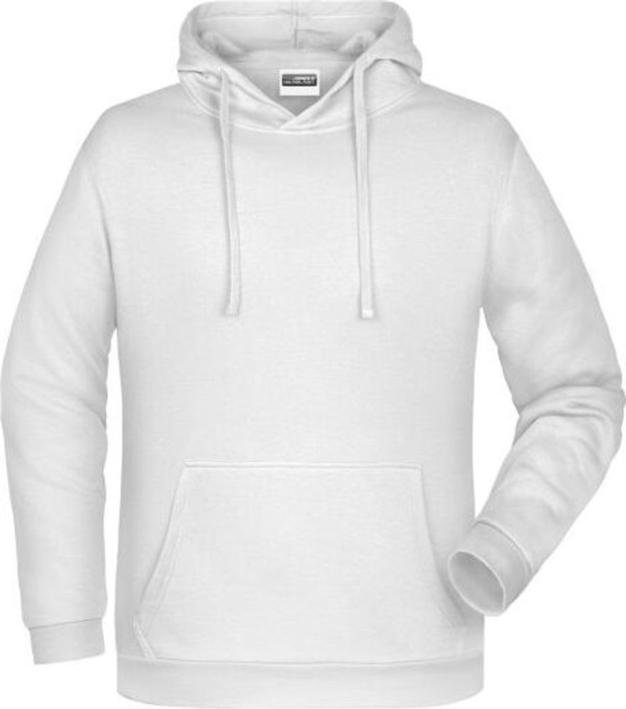 Promo Hoody Man Klassisches Kapuzensweat white, Gr. 4XL