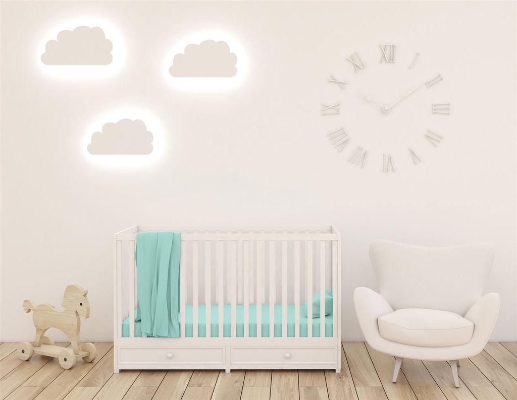 Baby Feinjersey Bettlaken aus 100% Baumwolle - Aqua - 60-70 x 120-140 cm