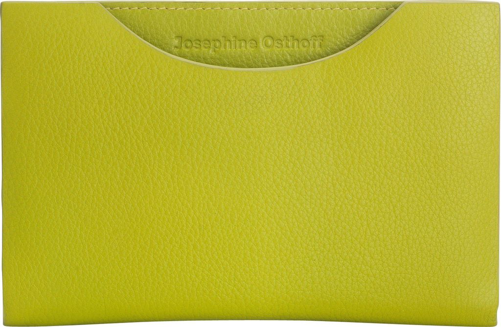 Josephine Osthoff HAMBURG flache Geldbörse echt Leder mit RFID Schutz