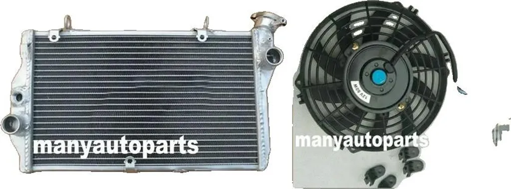 Radiateur Moto pour Conduite Sportive et Piste avec Ventilateur 7 Pouces