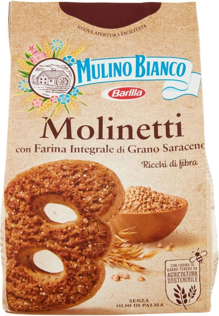 6x Mulino Bianco Kekse Molinetti 350g Italien biscuits Produktbild 