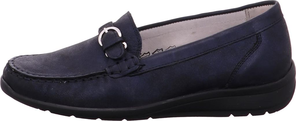 Waldläufer Komfort Slipper Hinata Damen 31313034333337 Blau 37 EU