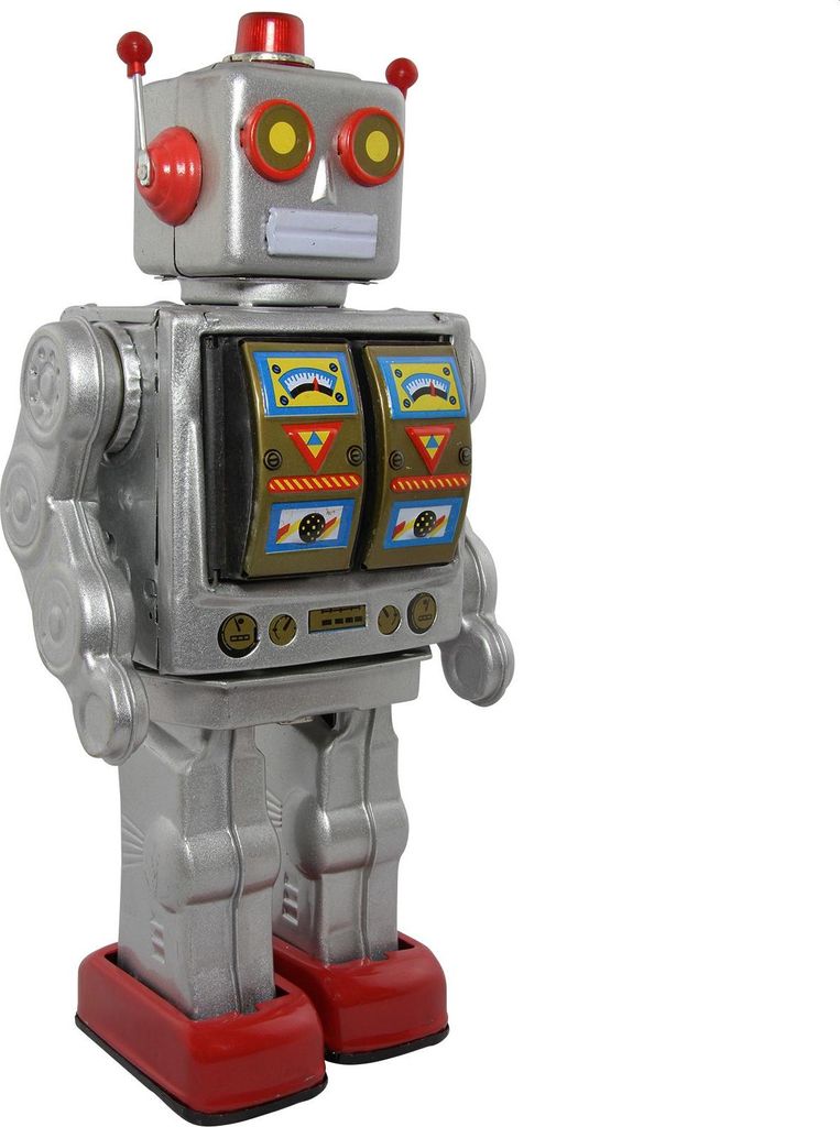 Spielzeugroboter – Electron Spielzeugroboter – silber – Blechroboter – Sammlerstücke