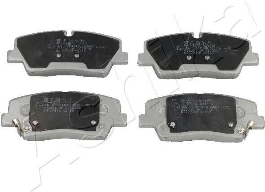 ASHIKA Bremsbeläge Satz Hinten für HYUNDAI H350 Kasten 51-0H-H10