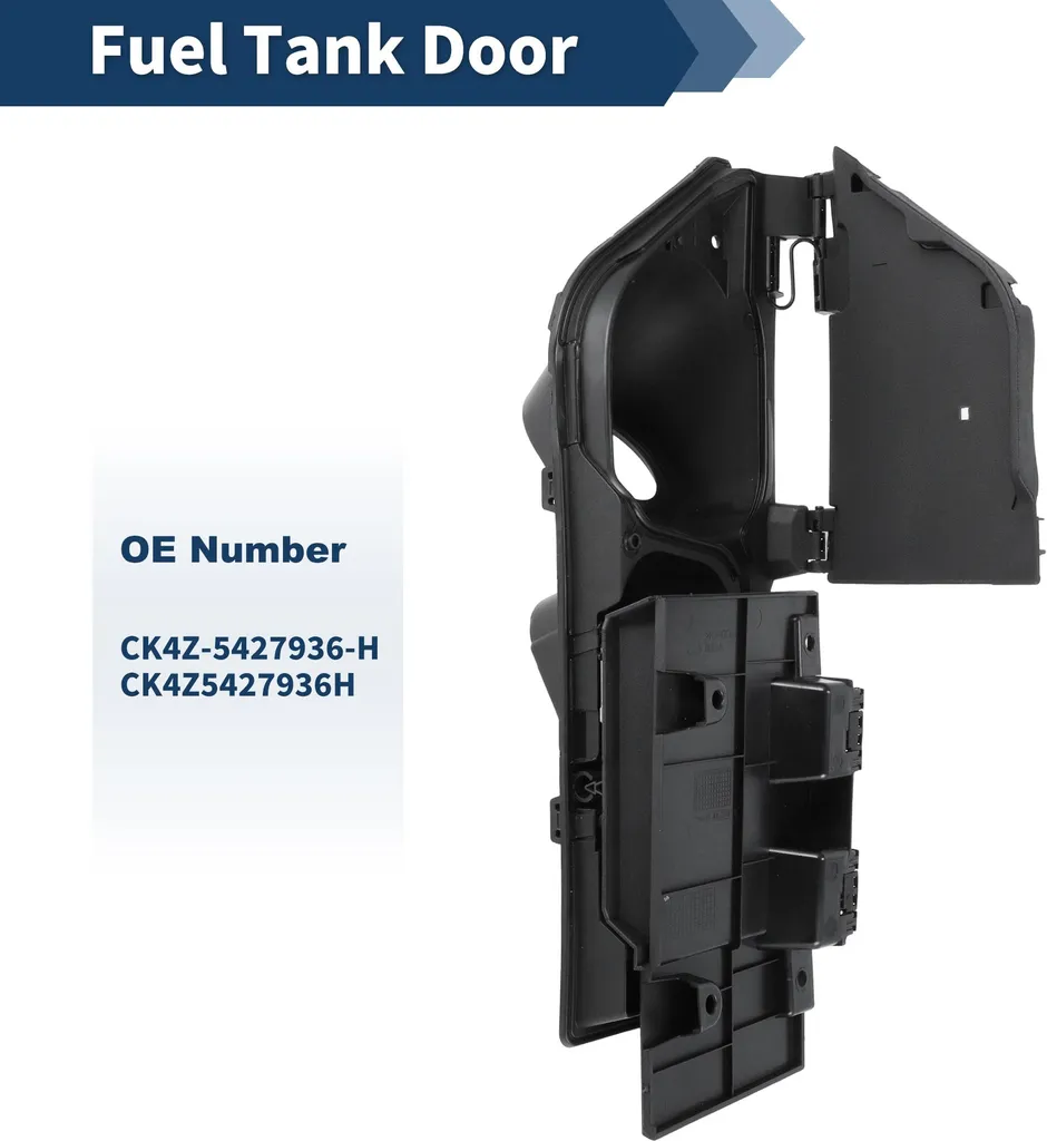 Couvercle Charnière Trappe Essence Noir pour Ford Transit CK4Z5427936H
