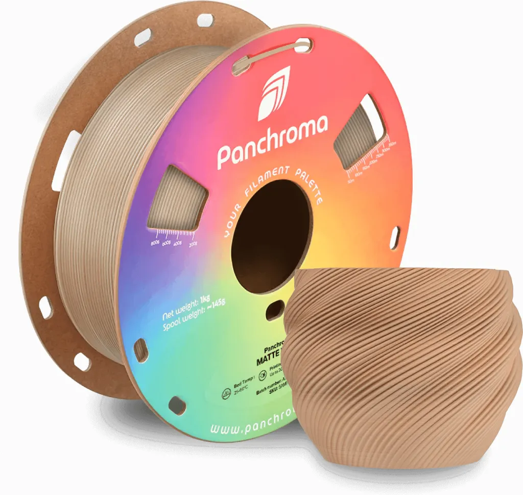 Panchroma™ PLA mat double dégradé bois 1.75mm pour rendu sans trace