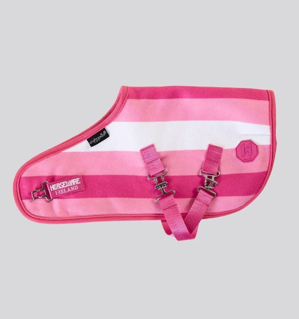 Horseware Crafty Pony Zubehör Miniatur Fleece Abschwitzdecke pink
