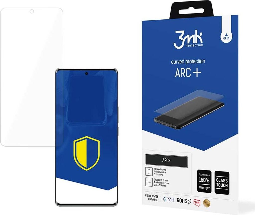 3mk Display Schutzfolie ARC+ für Vivo S16 0,17mm Self-Heal