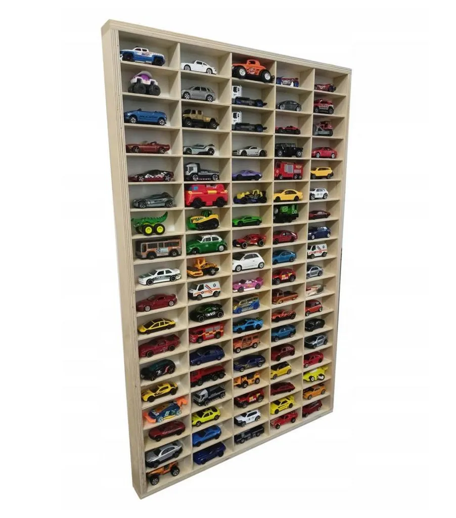 Vitrine de collectionneur Hot Wheels - Étagère verticale multi-niveaux