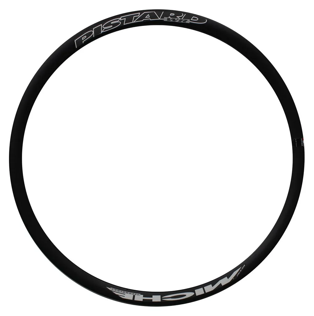 Roue Miche Pista 28 Alu Black à 24 rayons pour pneu haute performance
