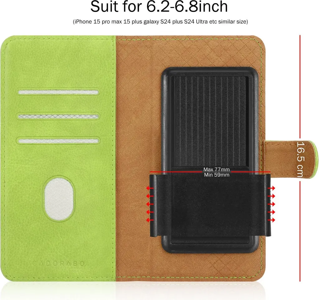 Custodia Libretto Realme 10 4G Verde Cadorabo - Elegante Cover Portafoglio - 2