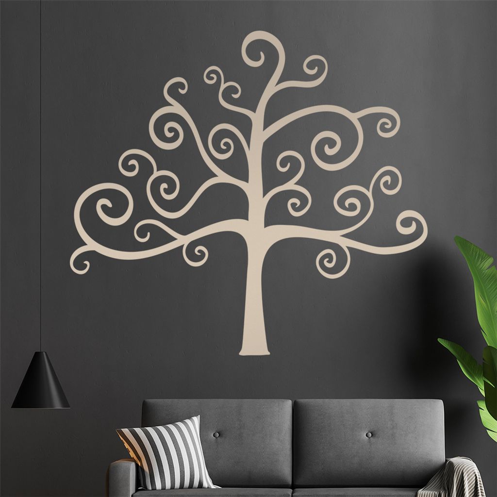 Stammbaum - Baum Wandtattoo in 6 Größen - Wandaufkleber Wall Sticker - Dekoration, Küche, Wohnzimmer, Schlafzimmer, Badezimmer