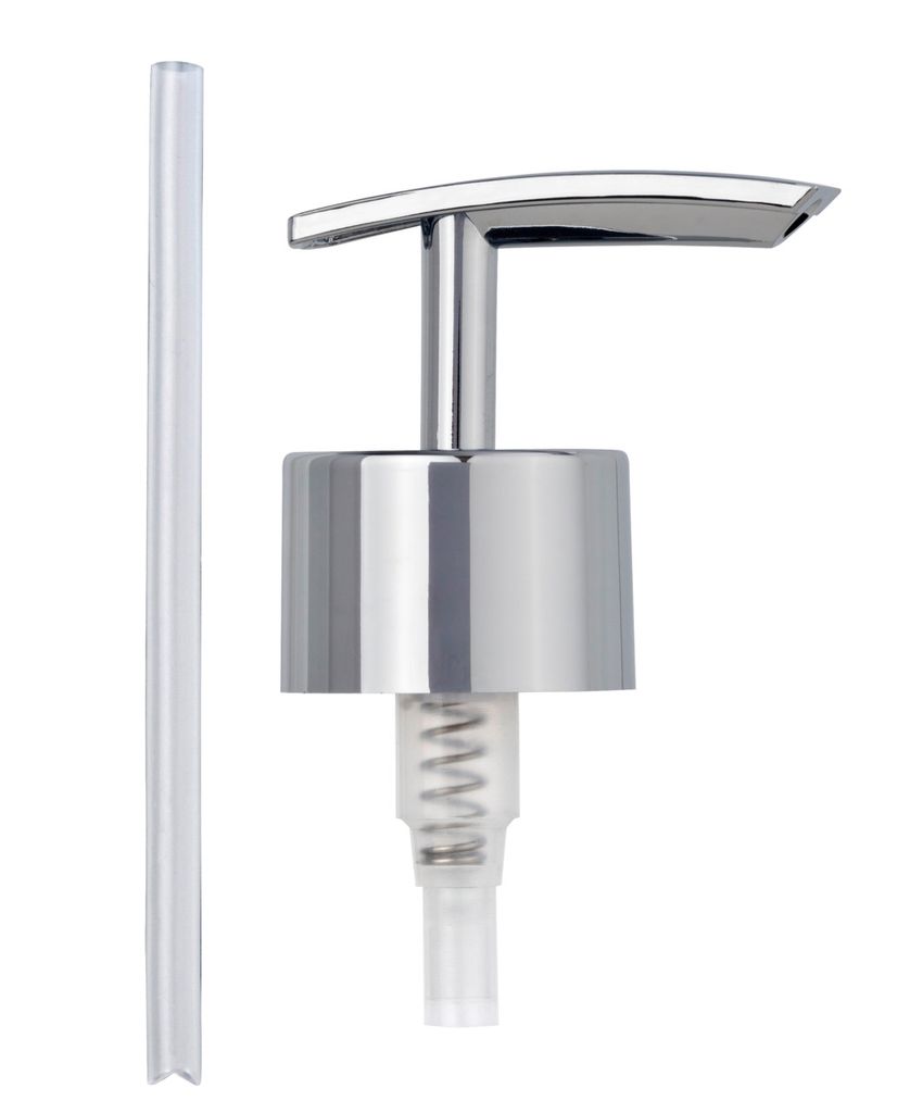 Ersatzpumpkopf Chrom Flach
