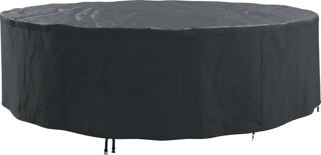 Ferocity Copertura per sedia da giardino, 100/75 x 75 x 60 cm, custodia protettiva per sedie da giardino, impermeabile, antipolvere, resistente ai raggi UV, per sedie impilabili, colore nero [132