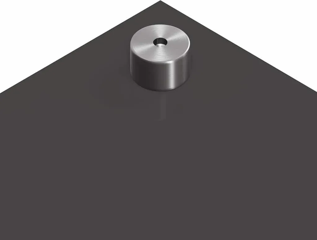 Set 2 Alzatine Vetro Temperato Grigio Scuro 110x60 per Cucina - 9