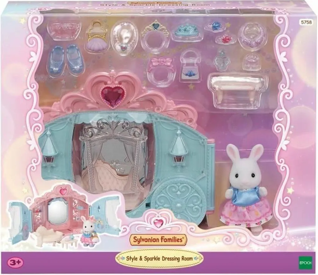 Sylvanian Families Princess Dressing Set - Mobilier Royal et Accessoires