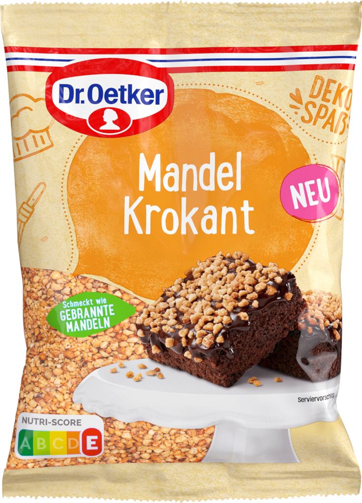 Dr. Oetker Mandel Krokant geröstete Mandelsplitter in Produktbild 