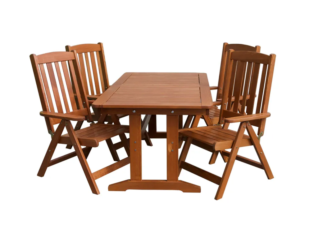 Table de jardin LUISA extensible pour optimiser l'espace de terrasse - 5