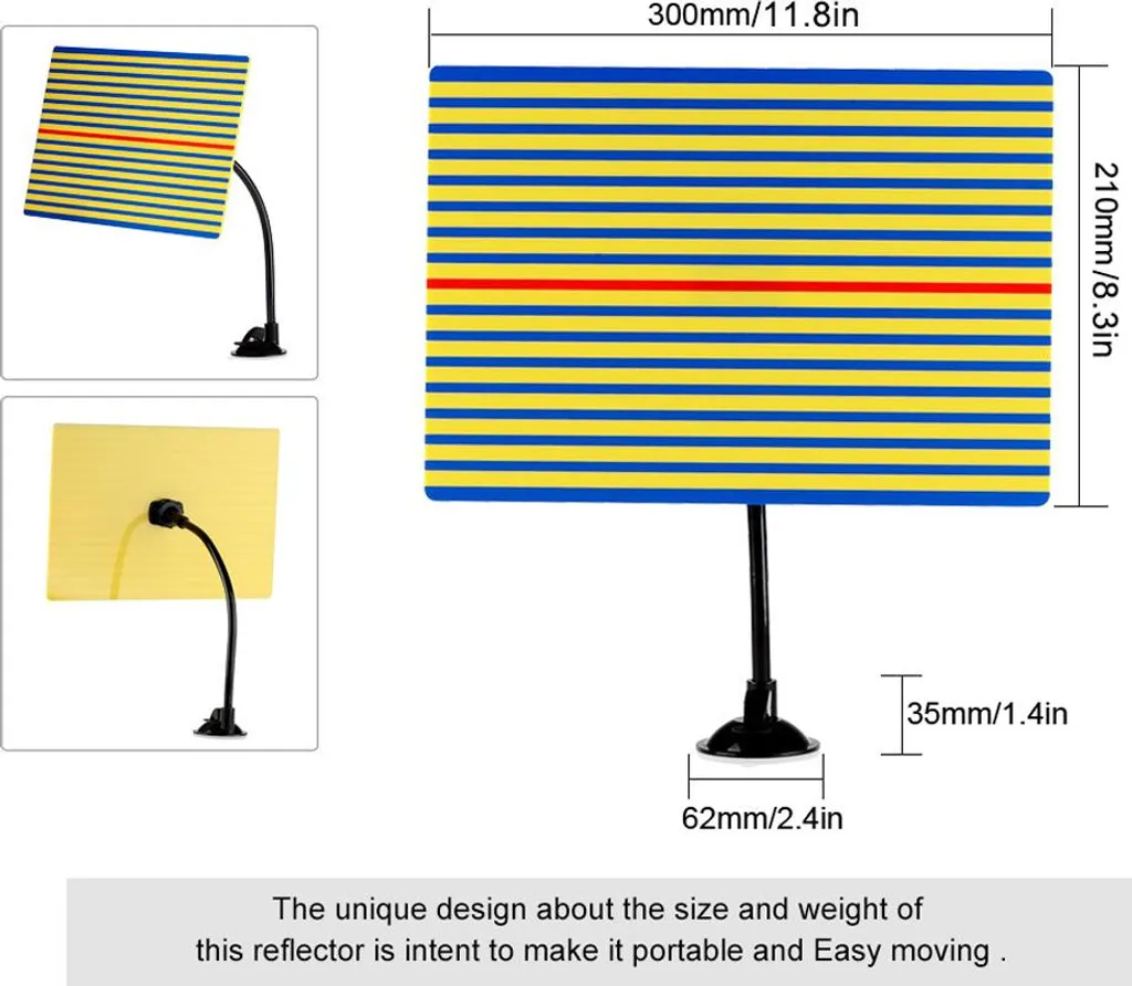 Réflecteur de Bosses Carrosserie avec Support Flexible Multi-Angle