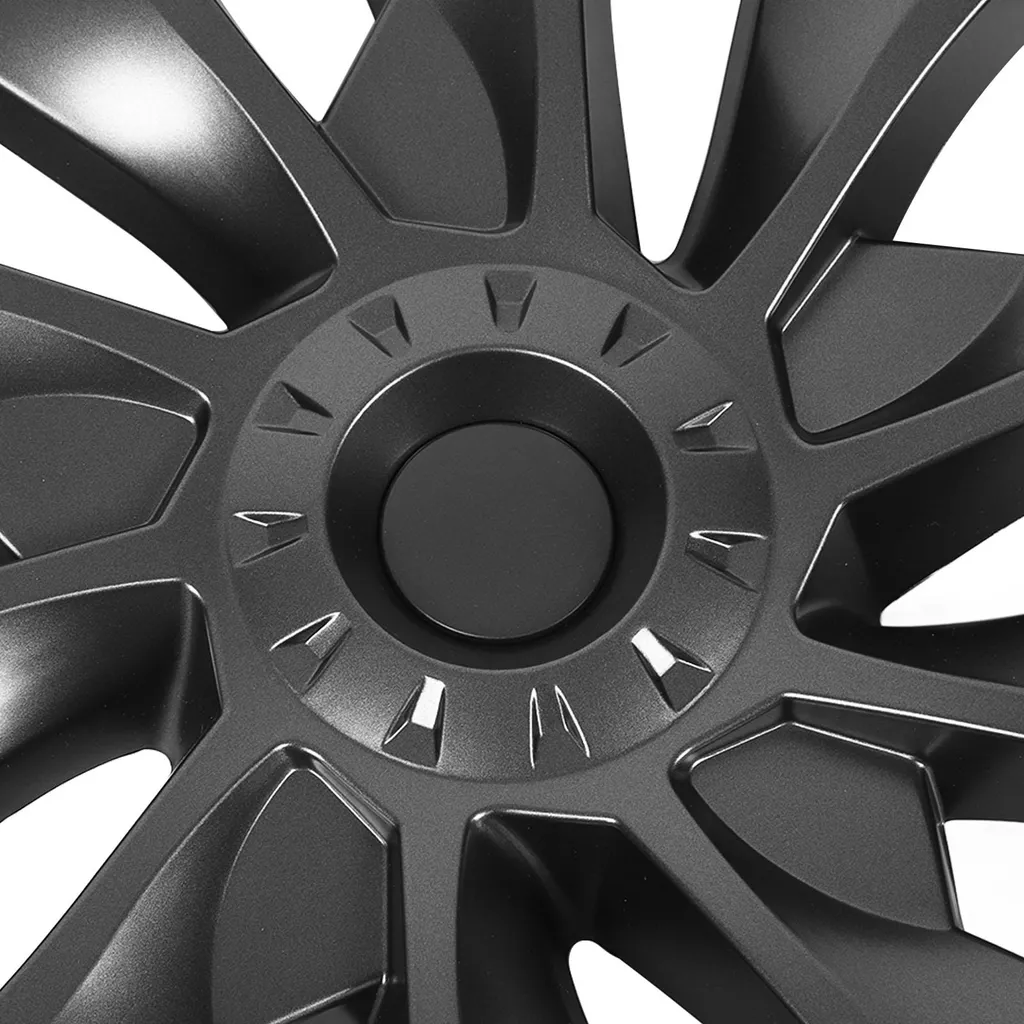 Enjoliveurs Tesla Model 3 Gris Haute Protection Anti-Rayures Lot de 4