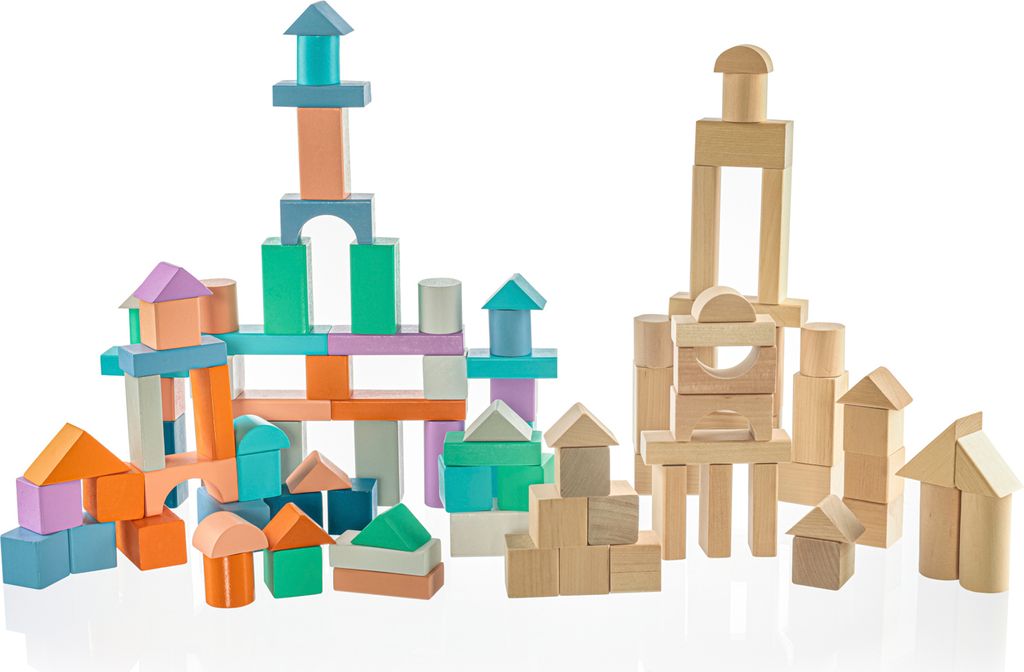 ZOPA Holzwürfel-Set 100 Teile 2023