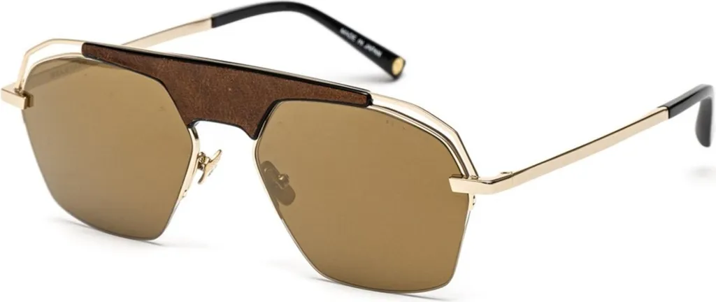 Lunettes de soleil Belstaff S0386993 noires en métal avec verres dégradés