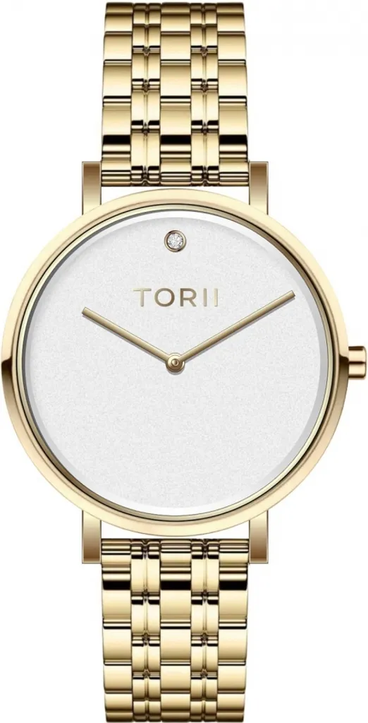 Montre pour femme dorée TORII accessoire de mode chic et épuré