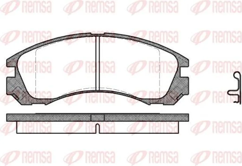 Plaquettes de Frein pour Mitsubishi Pajero et Outlander 0354.22