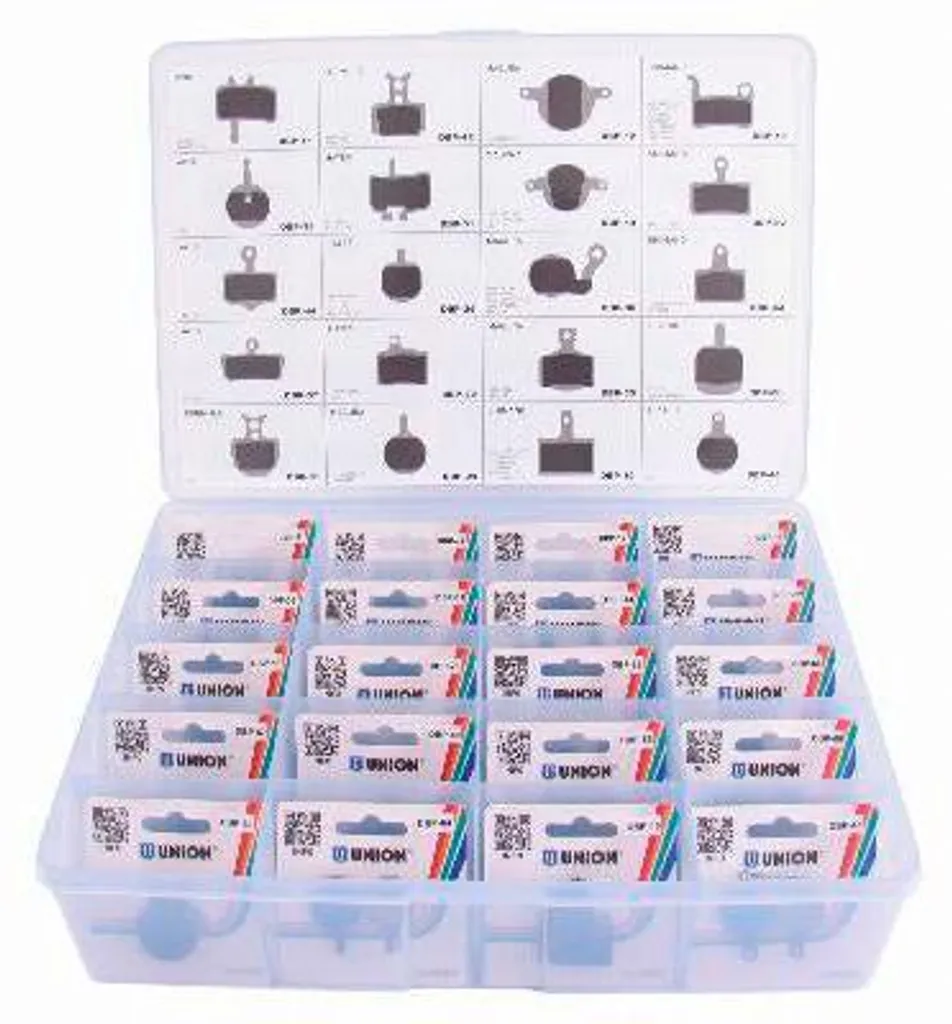 Kit Maintenance Freinage VTT et Route : 20 Blocs de Frein Marwi Union