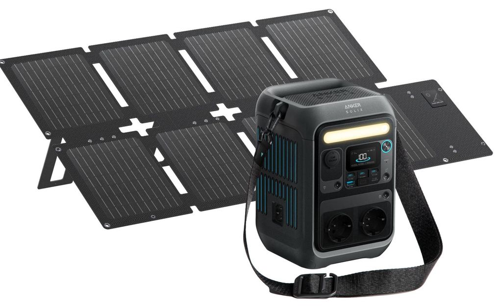 SOLIX Tragbare Powerstation C300X + Faltbares Solarpanel Produktbild 