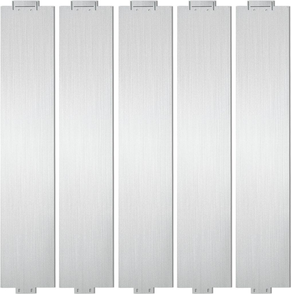 TolleTour Rasenkante Beeteinfassungen Wegbegrenzung Metall Einfassung Beetumrandung Verzinkt Palisade 100x18cm 45m