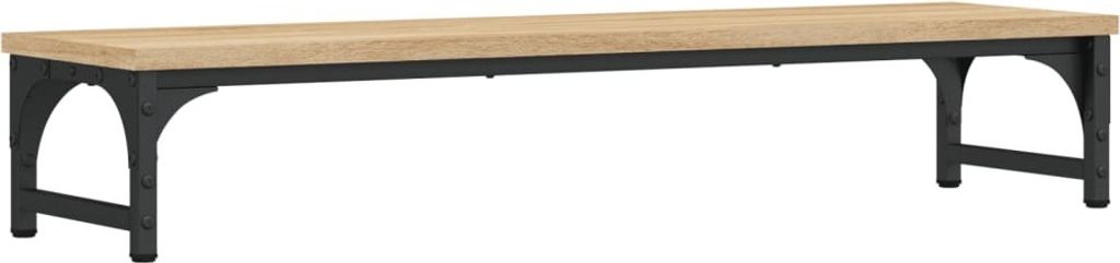 vidaXL Support d'écran Chêne Sonoma 85x23x15,5 cm Matériau Image du produit 