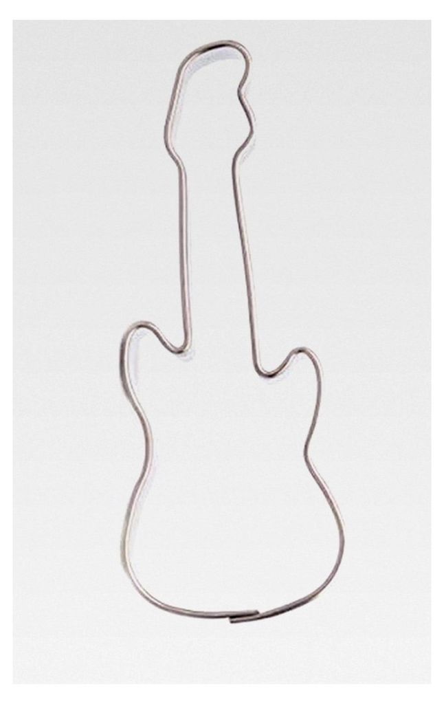 E-Gitarre Ausstechform aus Edelstahl