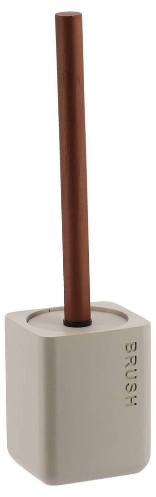 TENDANCE | WC-Bürste - Toilettenbürste - beige - 9x38 cm - Klobürstenhalter - Badezimmer - modern - Deko