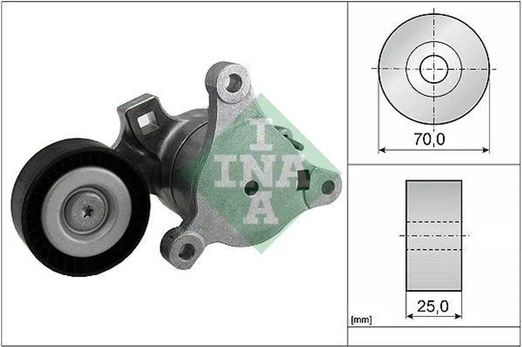 Tendeur de courroie INA 534 0362 10 pour Peugeot Expert et Citroën C4