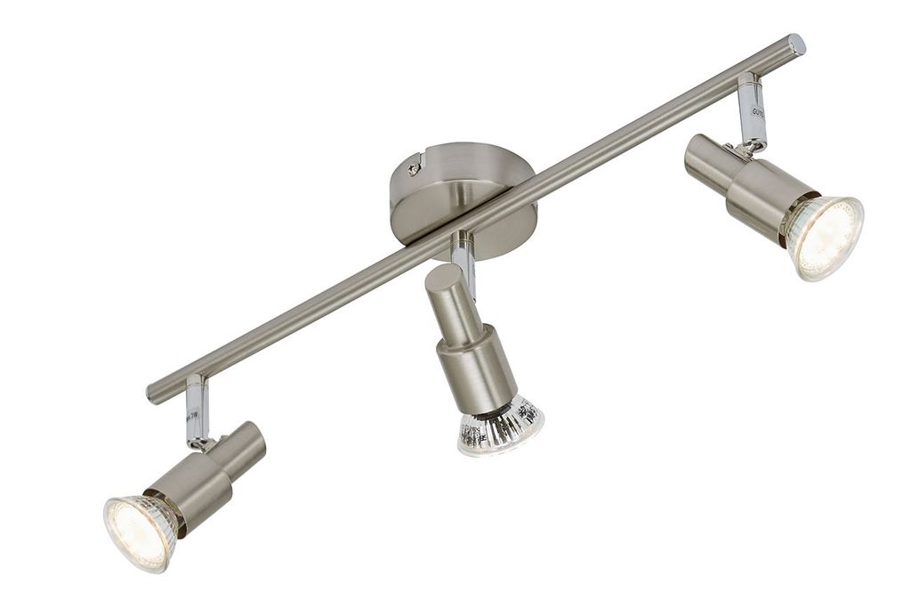 Faretto LED per soffitto orientabile e inclinabile 3xGU10 Immagine del prodotto 