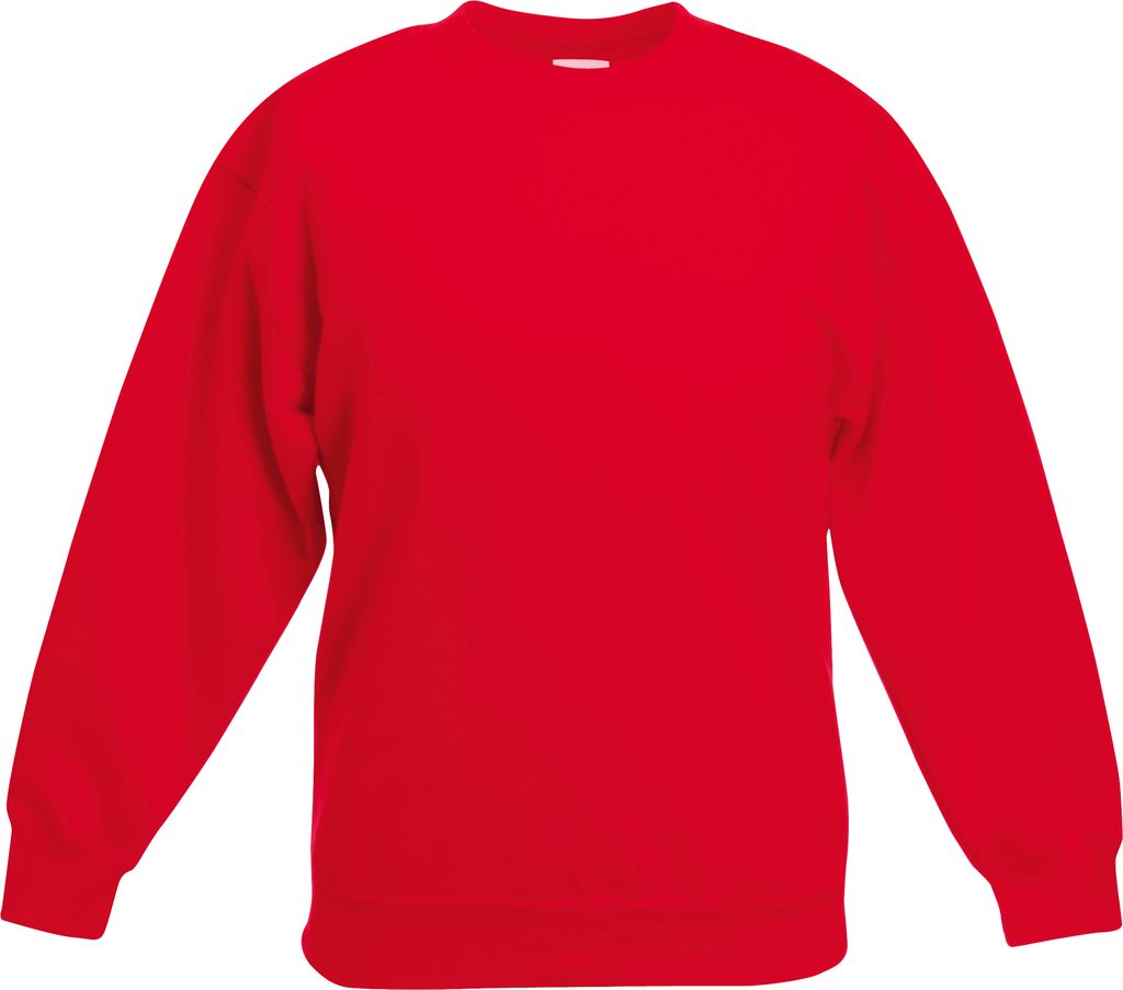 Fruit Of The Loom Kinder Pullover Klassik 80/20 (2 Stück/Packung) RW6857 (14/15 Jahre) (Rot)