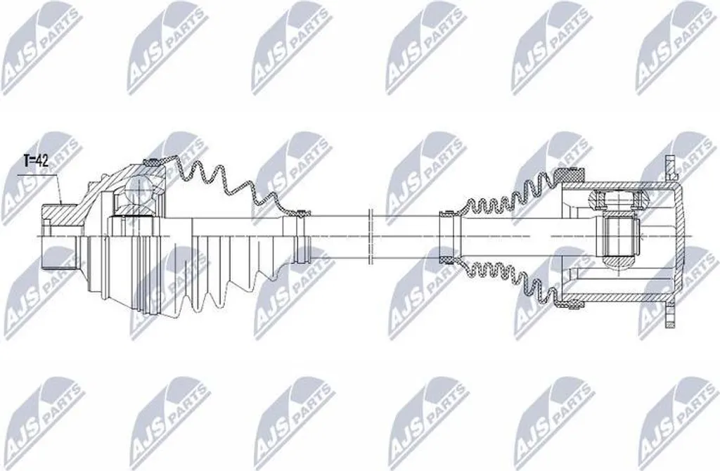 Arbre de transmission pour Audi Q5 A7 A8 - Solution de remplacement OE
