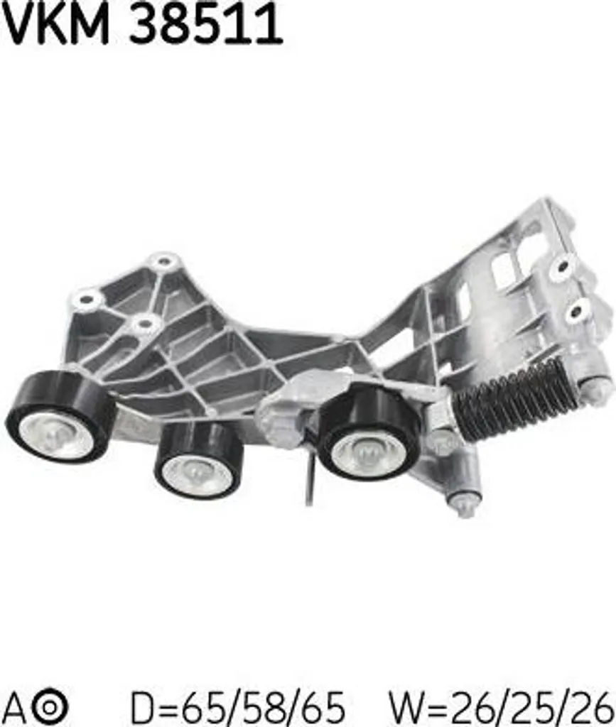 Tendeur de Courroie SKF VKM 38511 pour Entretien Mercedes Classe B A