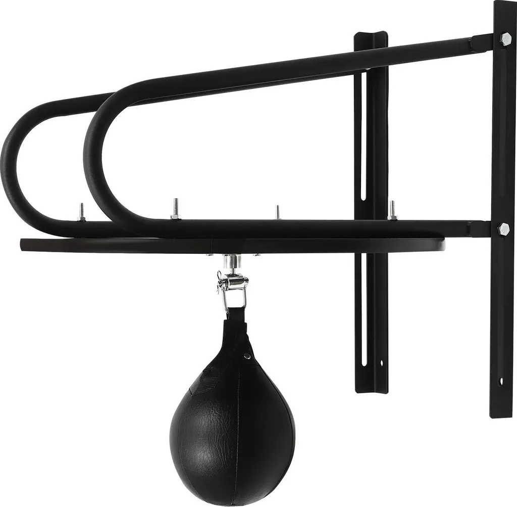 Support Speedball Boxe Anti-Vibration - Réglable et Acier Robuste